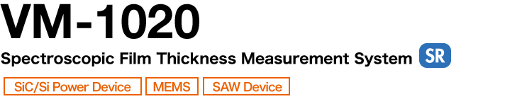 Spectroscopic Film Thickness Measurement System